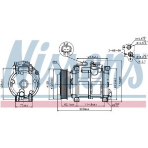 Compressor - Nissens 89074
