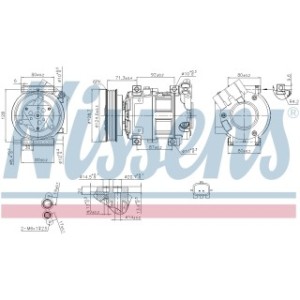 Compressor - Nissens 890742