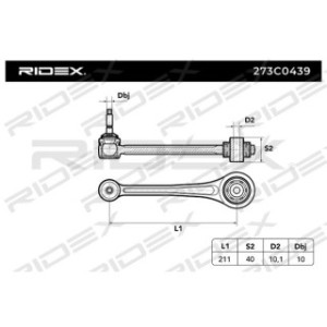 Control Trailing Arm - RIDEX 273C0439