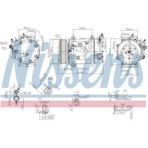 Compressor - Nissens 890744