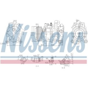 Compressor - Nissens 890746