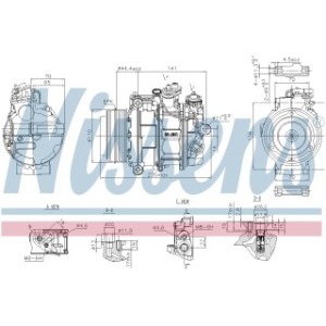 Compressor - Nissens 890749