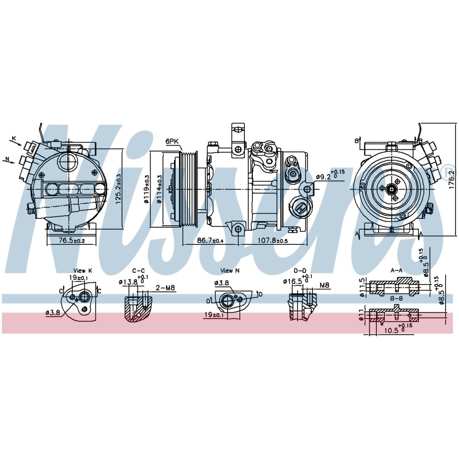 Compressor - Nissens 890751