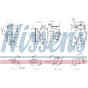Compressor - Nissens 890757