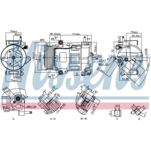 Compressor - Nissens 890758