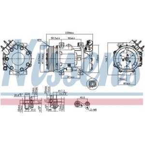 Compressor - Nissens 89076
