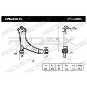 Control Trailing Arm - RIDEX 273C0185