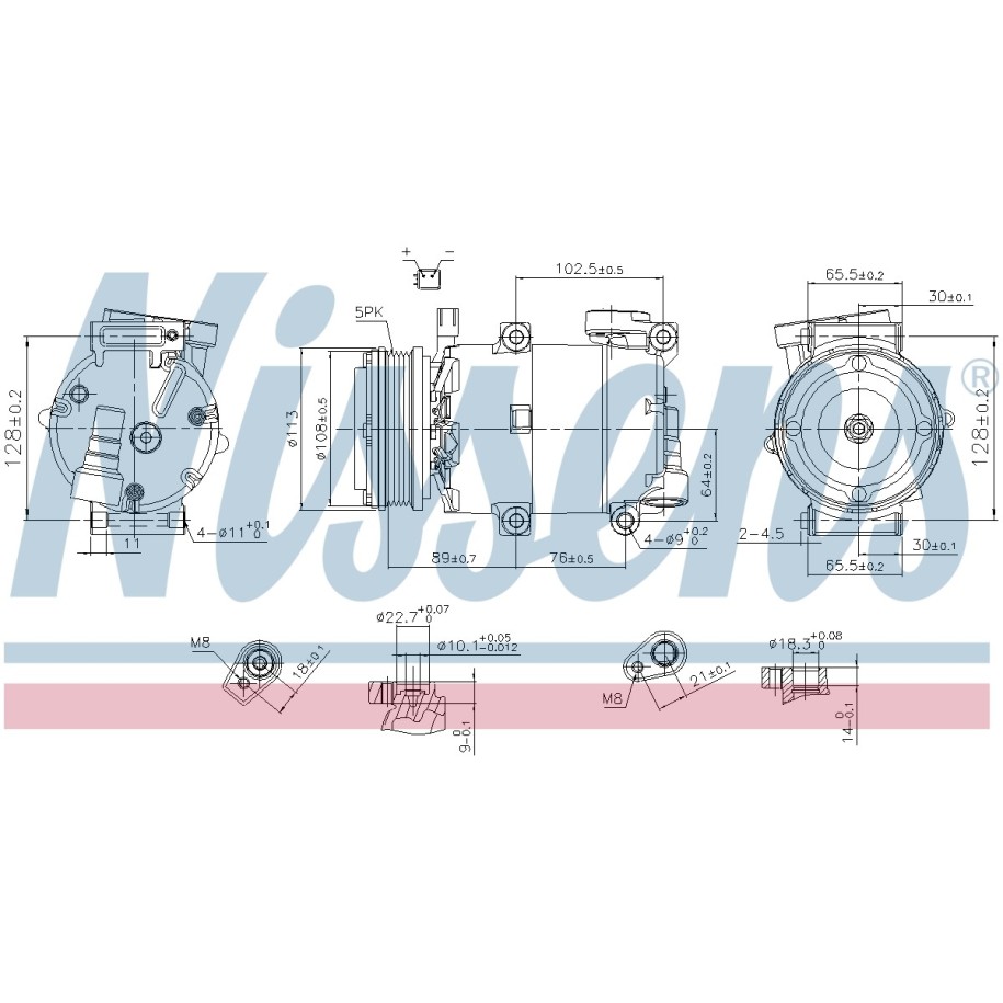 Compressor - Nissens 890788