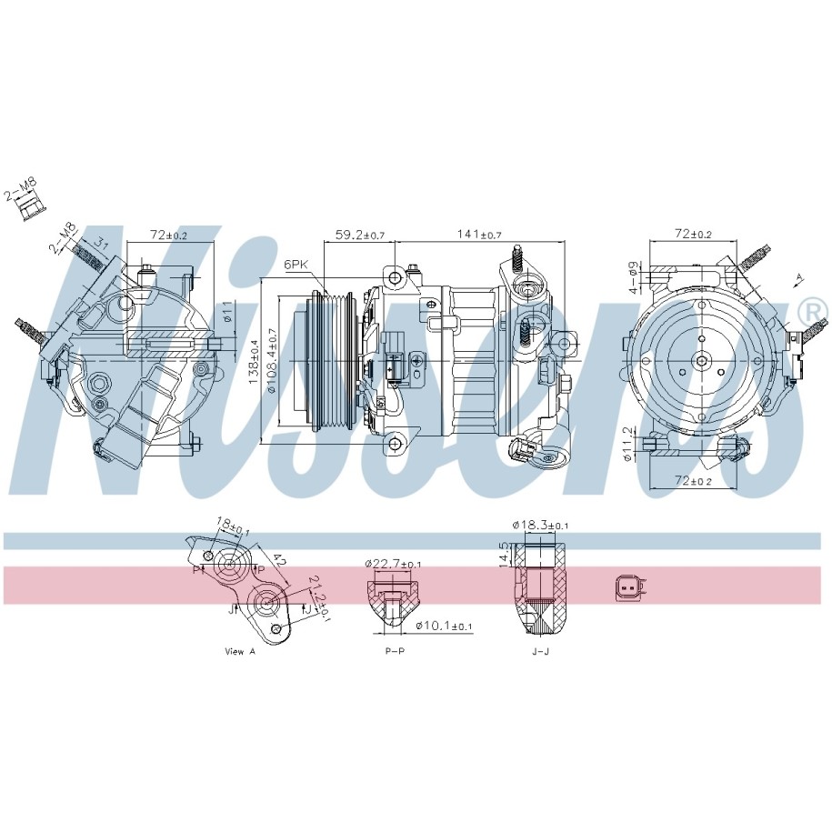 Compressor - Nissens 890796