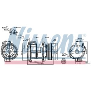 Compressor - Nissens 89084