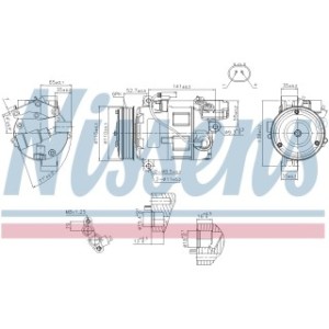 Compressor - Nissens 89086