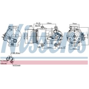 Compressor - Nissens 89089