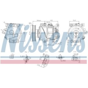 Compressor - Nissens 890896
