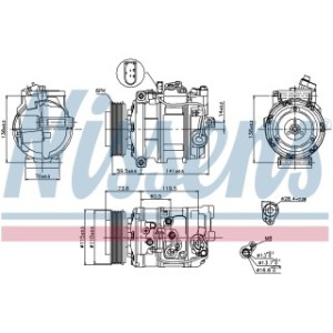 Compressor - Nissens 89092