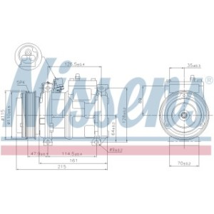 Compressor - Nissens 89093