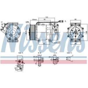 Compressor - Nissens 890945