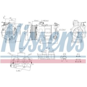 Compressor - Nissens 890947