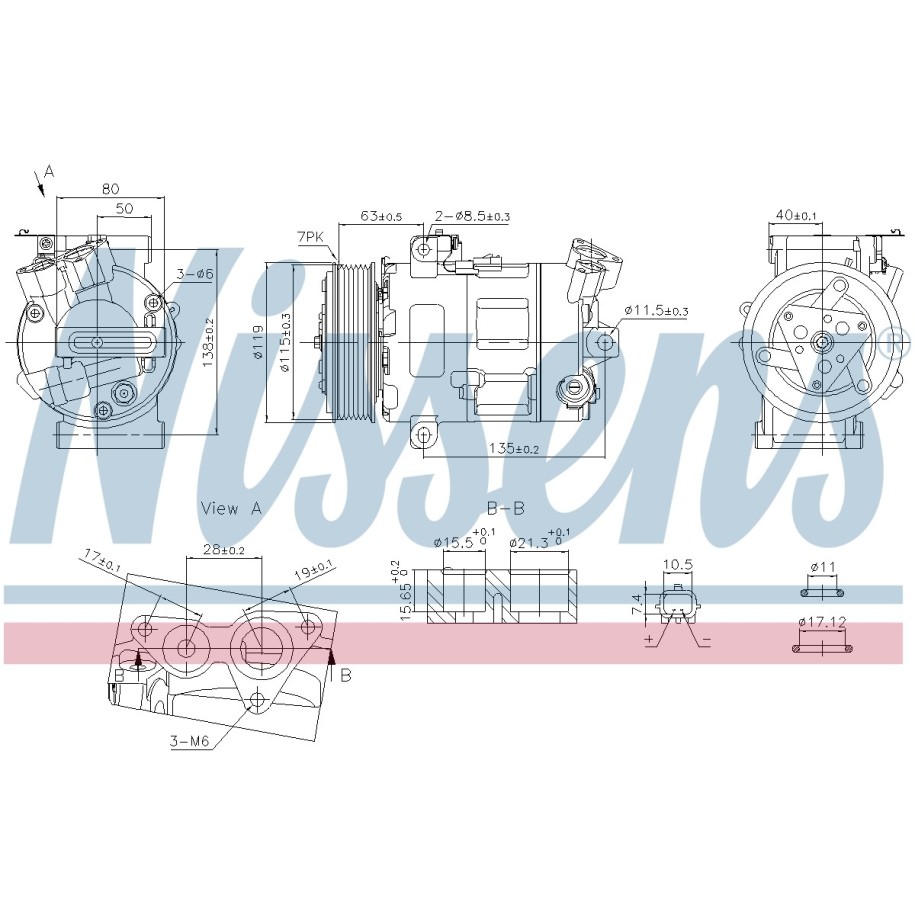 Compressor - Nissens 890947