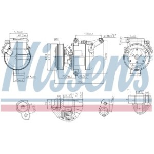 Compressor - Nissens 890948