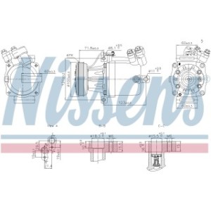 Compressor - Nissens 890950
