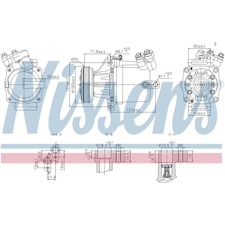 Compressor - Nissens 890950