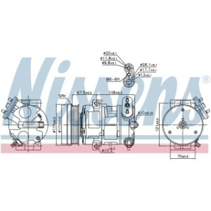 Compressor - Nissens 89100