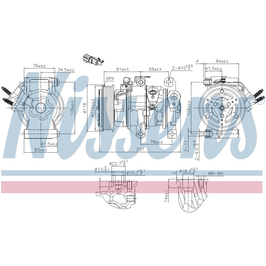 Compressor - Nissens 891007
