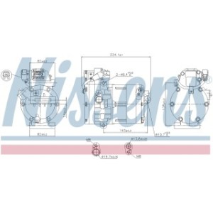 Compressor - Nissens 891020