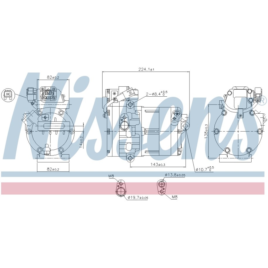 Compressor - Nissens 891020