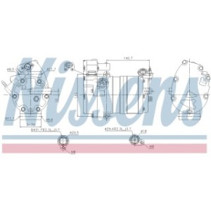 Compressor - Nissens 891070