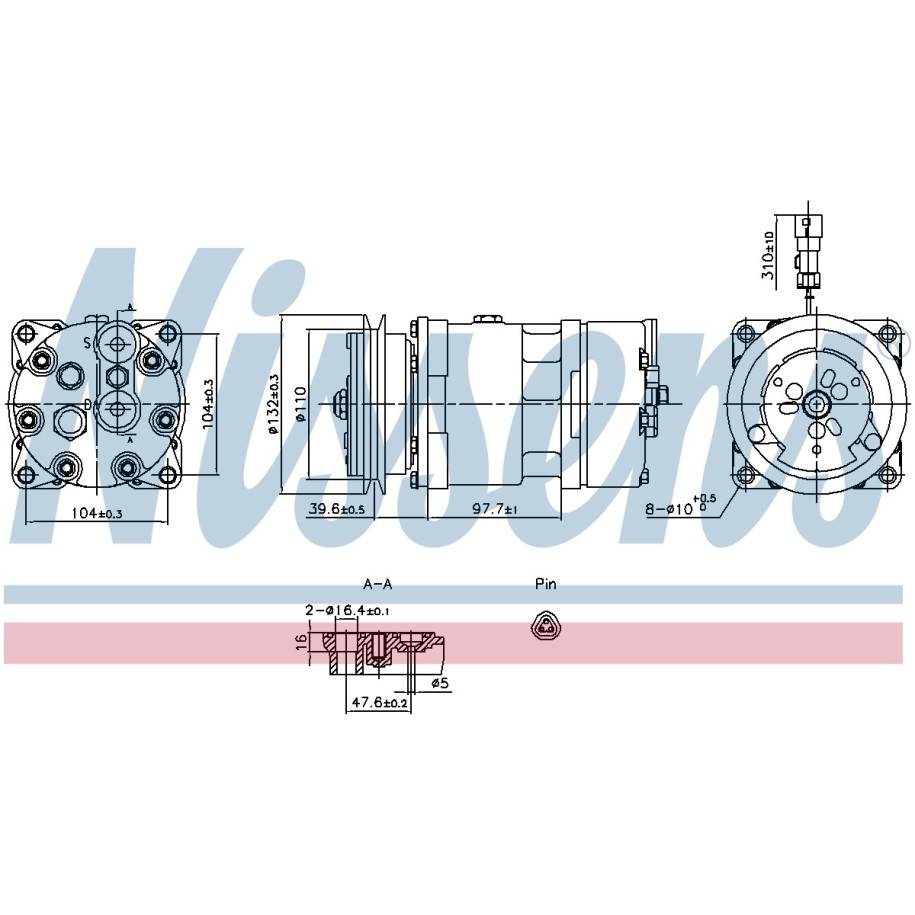 Compressor - Nissens 891098