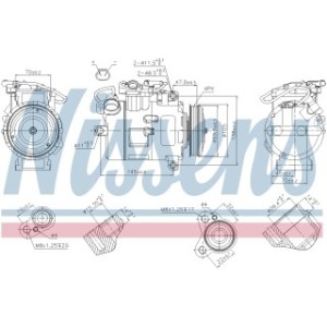 Compressor - Nissens 89116