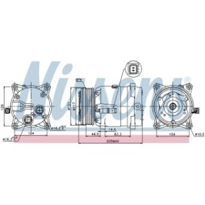 Compressor - Nissens 89122