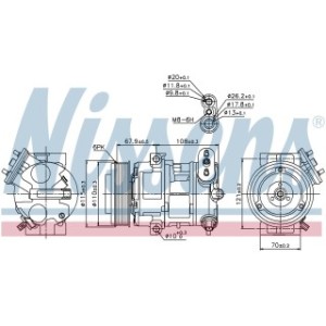 Compressor - Nissens 89126
