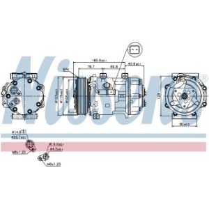 Compressor - Nissens 89136