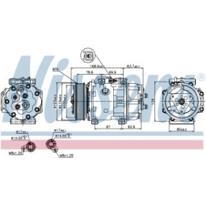 Compressor - Nissens 89143