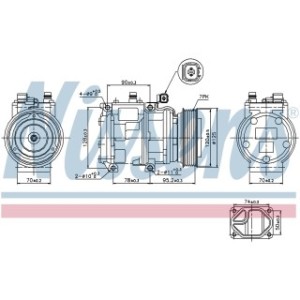 Compressor - Nissens 89186