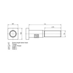 Wheel Stud DIESEL TECHNIC 1.17035 for SCANIA OE 1368693