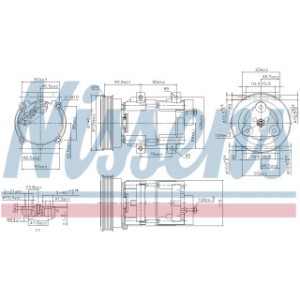 Compressor - Nissens 89191