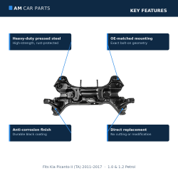 Front Subframe for KIA PICANTO MK2 11-17  62400-1Y000