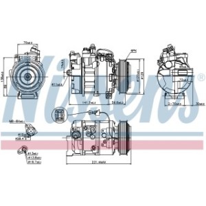 Compressor - Nissens 89208