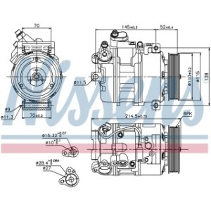 Compressor - Nissens 89214