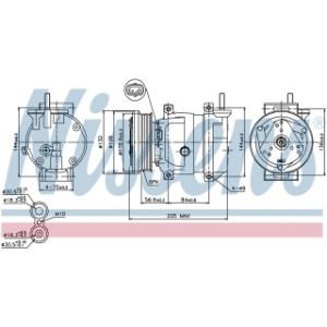 Compressor - Nissens 89221