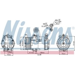 Compressor - Nissens 89222