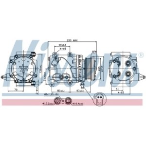 Compressor - Nissens 89228