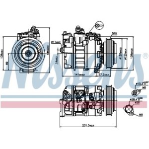 Compressor - Nissens 89231