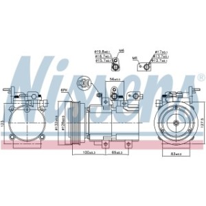 Compressor - Nissens 89238