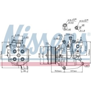 Compressor - Nissens 89247
