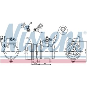 Compressor - Nissens 89255
