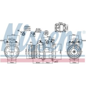 Compressor - Nissens 89271